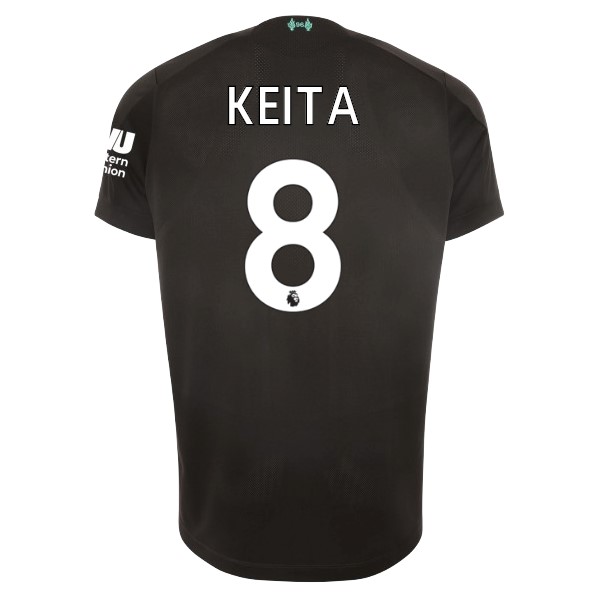 Trikot Liverpool NO.8 Keita Ausweich 2019-20 Schwarz Fussballtrikots Günstig